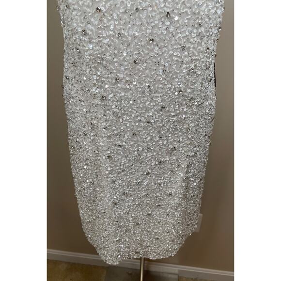 Retrofete Olivia Crystal Embellished White Mini Dress Size XXL - Picture 9 of 12